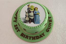 shrek birthday cake